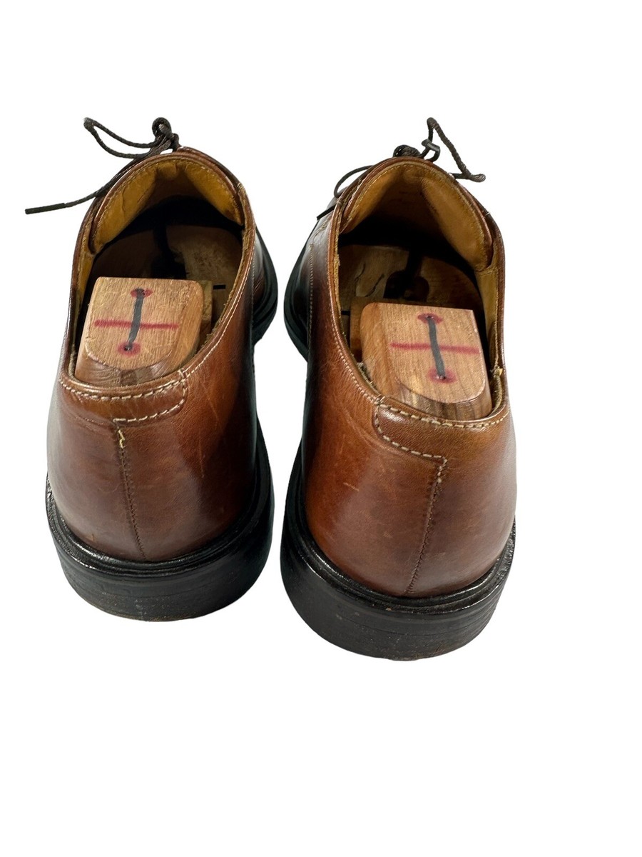 Men\'s Cole Haan Brown Leather Split Toe Lace Up Oxford Shoe Size 10M Cole Haan Calhoun Leather Split Toe Oxford Mens 10 Dress  main image 4