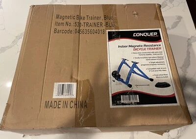 Conquer 530 TRAINER BRAND NEW Portable Exercise Bicycle Magnetic Stand Blue 661799865883 eBay