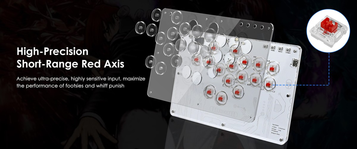 HITBOX Fighting Keyboard hitbox Arcade Joystick Advanced