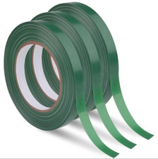 3 Rolls of 3/4 inches 18mm Green Waterproof Floral Tape, 55 Yards 50 Meters 