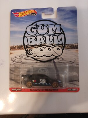 Hot Wheels Subaru Impreza WRX FYP66 Model DWH89 Gum Ball 3000 Toy Car Race 