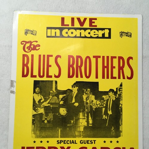 vintage blues brothers Jerry Garcia Concert Poster 1979 Grateful Dead kentucky - Picture 5 of 8