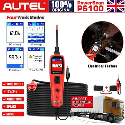 Genuine Autel PowerScan PS100 Electrical Circuit System Power Probe Tester Tool
