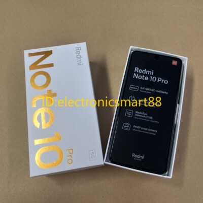 Unlocked Xiaomi Redmi Note10 Pro 5G-Dual SIM 128GB All colors New Sealed 5000mAh