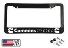 Cummins Diesel Turbo Truck Off Road 4x4 Mudding Dually Power License Plate Frame