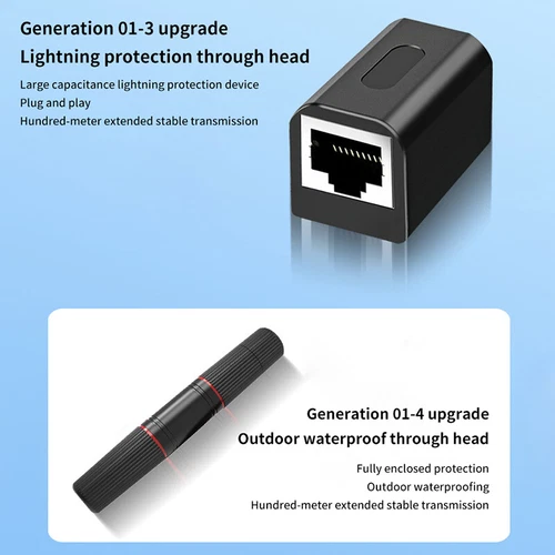 RJ45 Connector Network Extender Female To Female Ethernet Adapter Gigabit