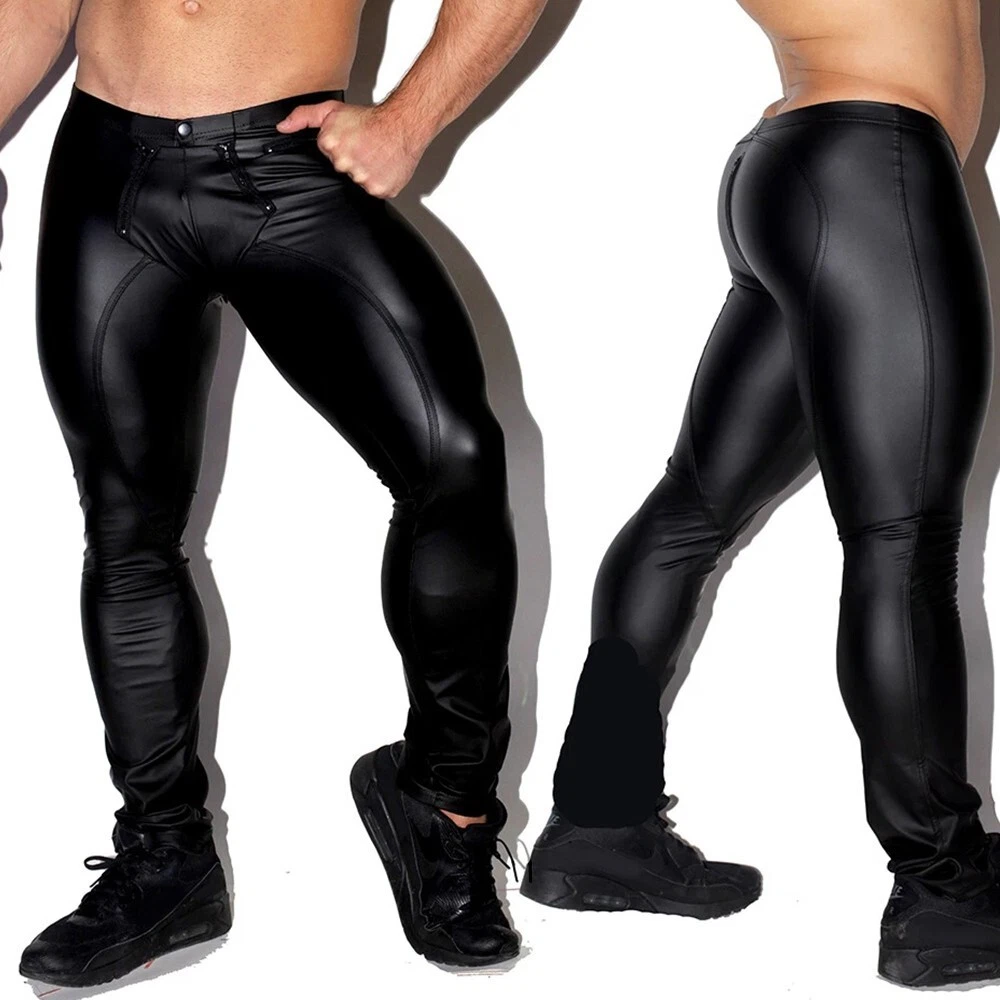 Pantalon simili cuir mat cheap