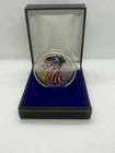 2000 Millennium Proof Silver Eagle Colorized 1 Oz .999 Silver Coin W/ Box