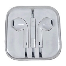 Apple Wired Ear Buds w/Case iPhone iPad iPod 3.5mm Aux Jack Headphones