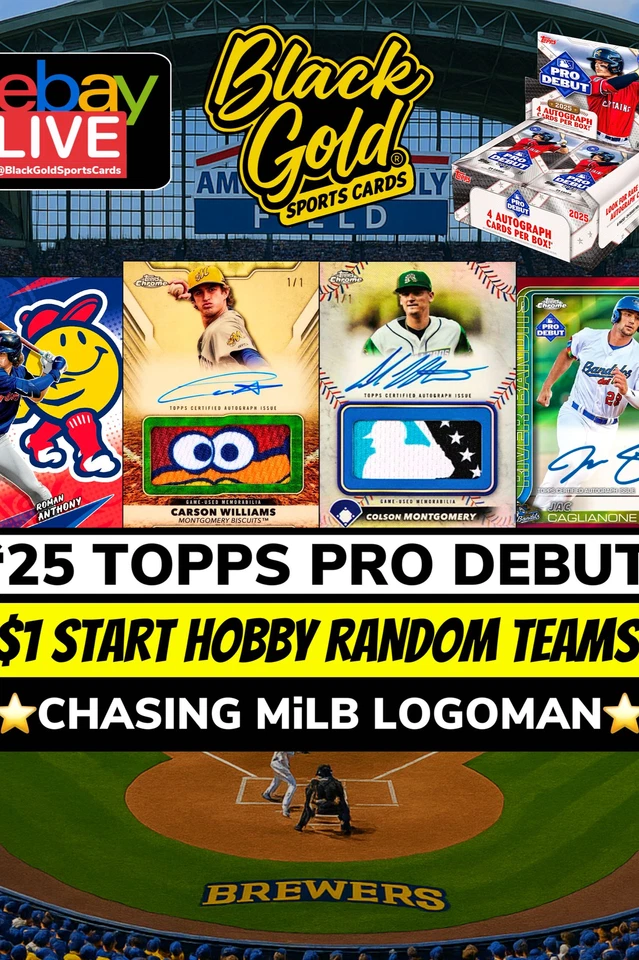 $1 Random 2025 Topps Pro Debut Breaks