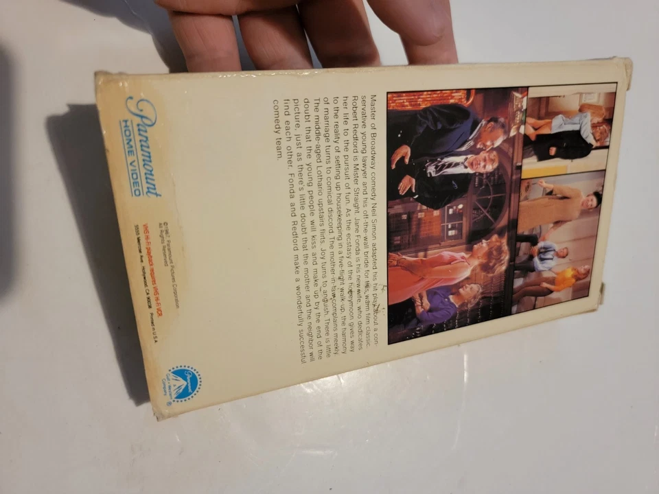 rare Paramount release Barefoot in the Park (1967) VHS Robert Redford Jane Fonda Foto 2 de 3