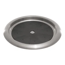 Service Ideas TR119SR 11 in Round Stainless Steel Serving Tray