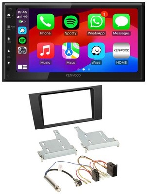 Kenwood MP3 USB DAB 2DIN Bluetooth Autoradio für Audi A4 B5 1999-2001 Symphony