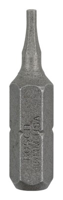Bosch Zubehör Schrauberbit Extra-Hart - HEX 1,5 x 25 mm - 3er-Pack - 2607001716