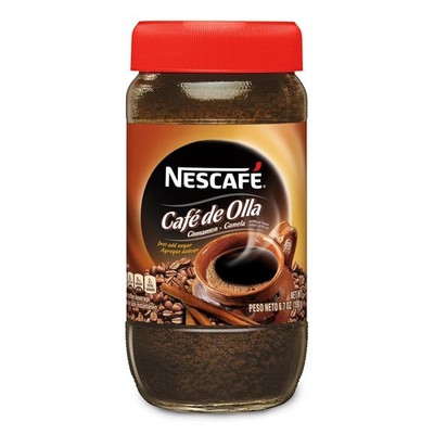 NESCAFE Cafe de Olla, Cinnamon Flavored Instant Coffee, 6.7 Ounce (Pack of 1) 