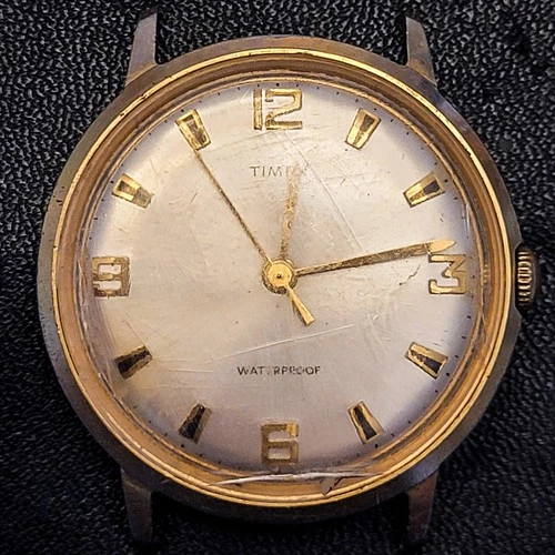 Vintage Timex Marlin RUNS AND STOPS Mechanical Wrist Watch