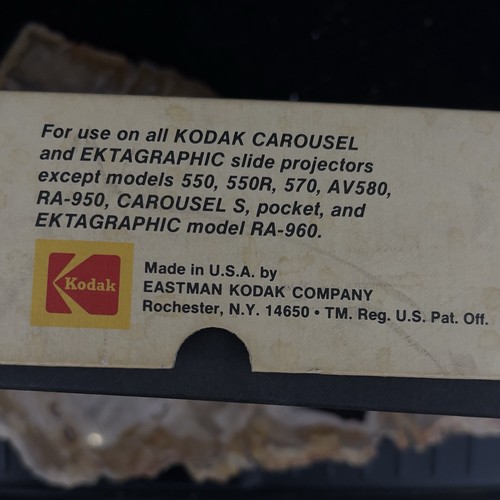 Vintage Kodak Carousel 140 Slide Tray In Original Box Eastman Kodak Company - Picture 10 of 10