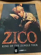 K-POP signed ZICO tour Poster 