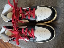 Size 6.5 - Air Jordan 1 Mid White Very Berry OG Retro Old School Basketball