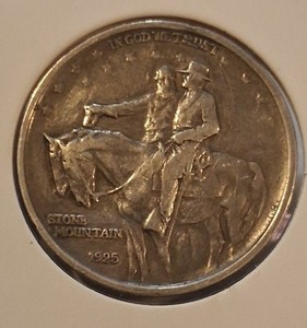 1925 Silver Half Dollar Stone Mountain Commemorative