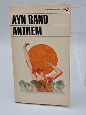Anthem Ayn Rand 1946 Signet Classic Dystopian Philosophical Fiction Paperback