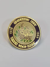 Spokane Lilac Festival 1938-1988 Lapel Pin 50th Anniversary
