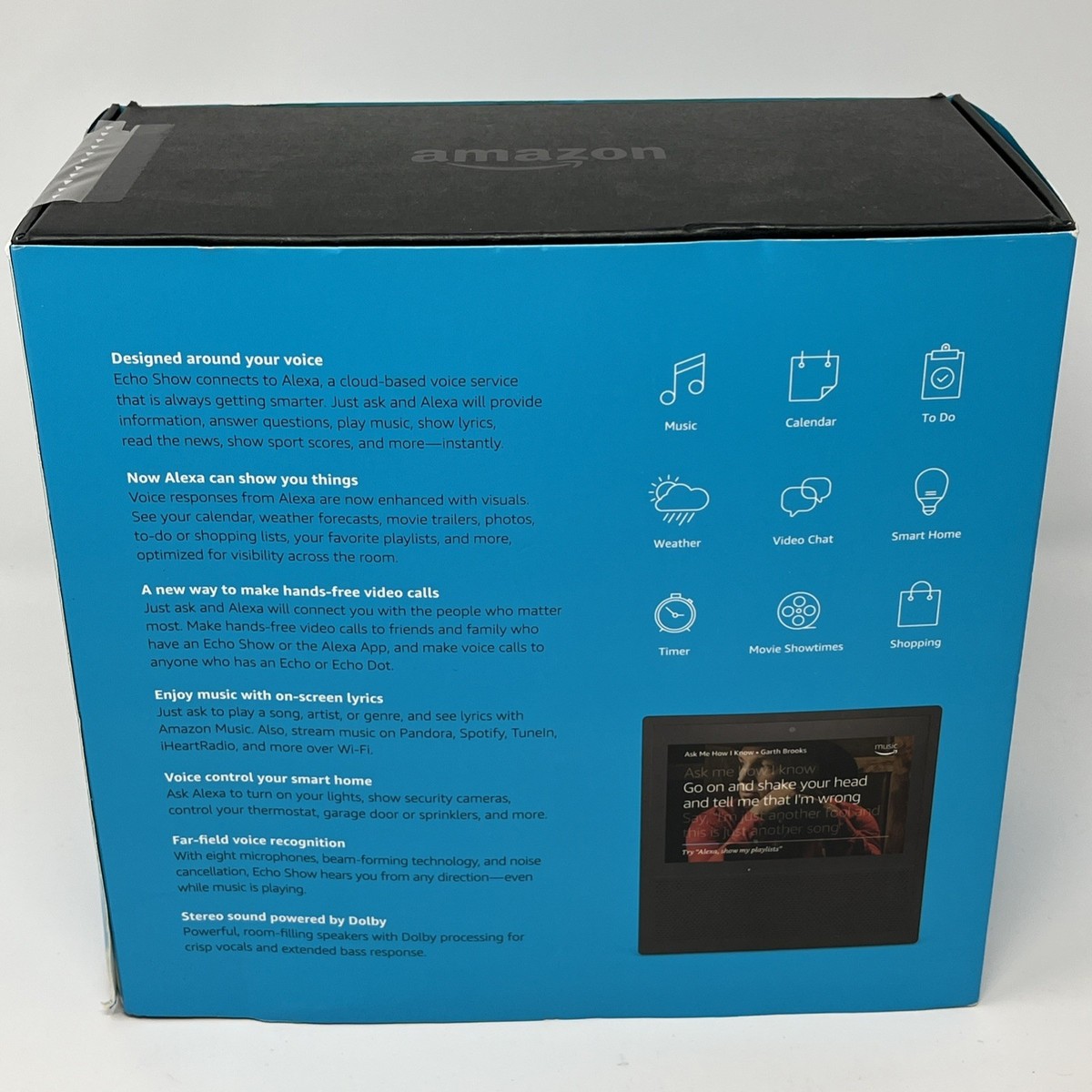 Amazon Echo Show Smart Assistant Black for sale online