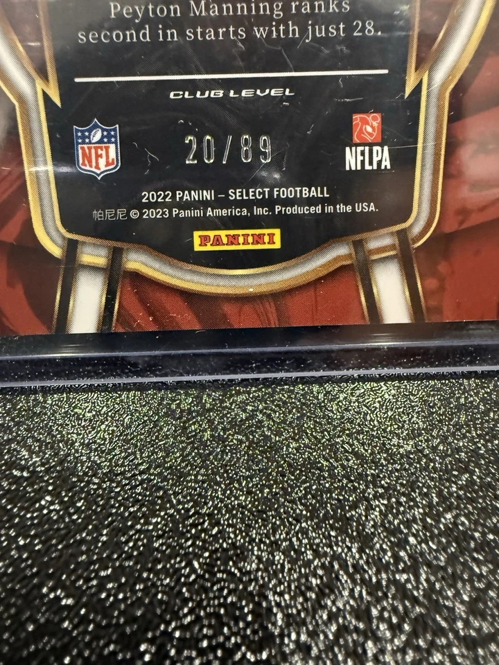 2022 Panini Select Tom Brady Dragon Scale Prizm /89 - Image 3 of 3