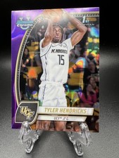2024-25 Bowman University Chrome - Tyler Hendricks #68 Purple Lava Refractor