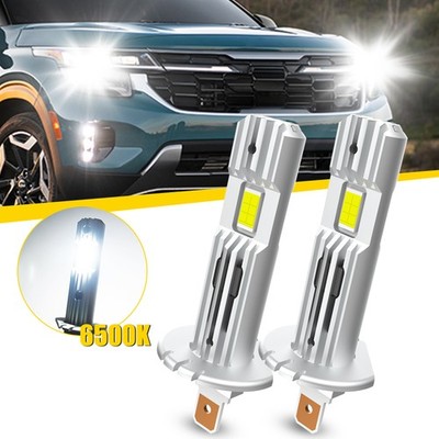 2x H1 LED Headlights Bulbs Conversion Kit High Low Beam Super Bright 6500K White