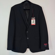 VAN HEUSEN Flex Slim Fit Men's Suit Jacket Blazer Black 46R