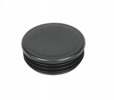 10x slatted plugs round 160mm round plugs black end caps plastic
