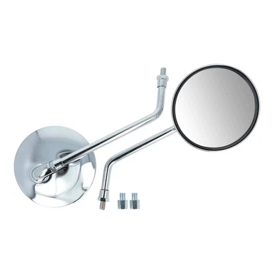 SET Rückblickspiegel M8 / M10 mit Adapter rund 105 mm links und rechts - Bild 1 von 3