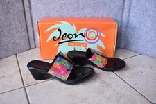 Icon LA Wearable Art Womens 5 Summer Parasails Heels Sandal Shoes Free Ship