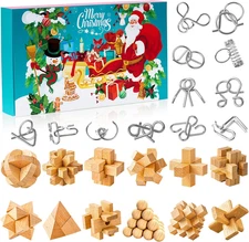 2025 Brain Teaser Advent Calendar - 24 Days of Puzzles for All Ages