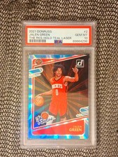 2021  Donruss - Jalen Green #2 PSA 10 Teal Holo Laser (RC) The Rookies