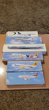 Lot of 6 Commercial Airline Model Kits Airbus 320 757 310 Boeing Delta Airplane