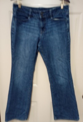 Women Gap Mid- Rise Curvy Boot Cut Blue Jeans  Size 12R