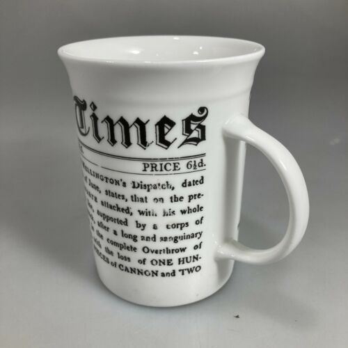 Times London Zeitung Waterloo Napoleon News 22.06.1815 Becher 8 oz England British - Bild 4 von 6