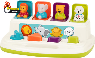   Cause-And-Effect Toy   Developmental Toy with Buttons & Colors   Color Sorting