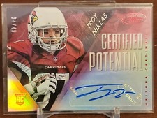 2014 Certified Potential Mirror Signatures Red /49 Troy Niklas Rookie Auto RC