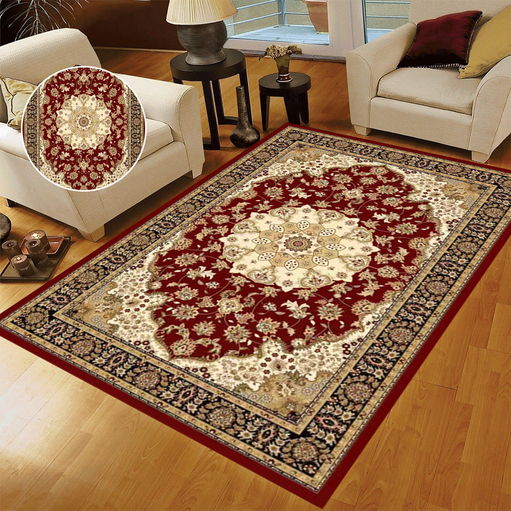 New Modern Rug Thick Soft Pile Extra Large Small Living Room Mat Area