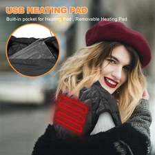 Heating Blanket USB Coral Flannel Warm Shawl Temperature Control Bedroom Indoor