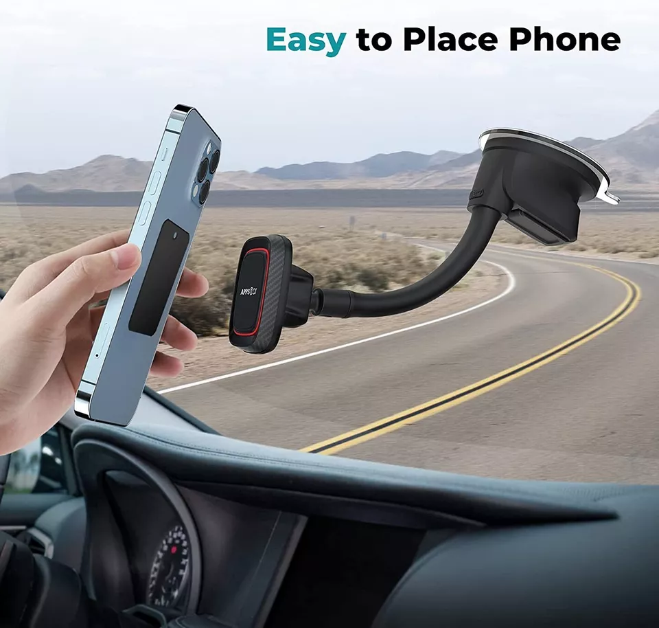Magnetic Universal Car Phone Mount Holder Dash/Windshield Strong Super Suction - Image 3 of 4