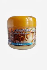 Asantee Tumeric Ginger Salt Spa Scrub HONEY + COLLAGEN 700ML Large SIZE 
