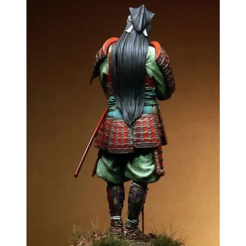 Kit Modelo Resina 1/18 90mm Samurai Japonés con Espada Sin Pintar - Imagen 6 de 6
