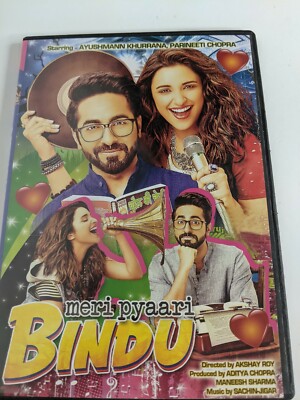 Meri Pyaari Bindu DVD Bollywood Hindi - USA Shipped - Ayushmann Khurrana