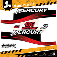 Decalcomania Adesivi Motore Fuoribordo Mercury 135 cv - Four Stroke OLD
