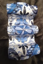 Prepara Reversible Blue Ceramic Taco Holder Holds 2 Tacos