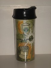 Vintage 2001 Starbucks Travel Tumbler 14oz Br...